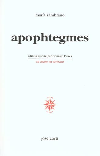 Emprunter Apophtegmes livre