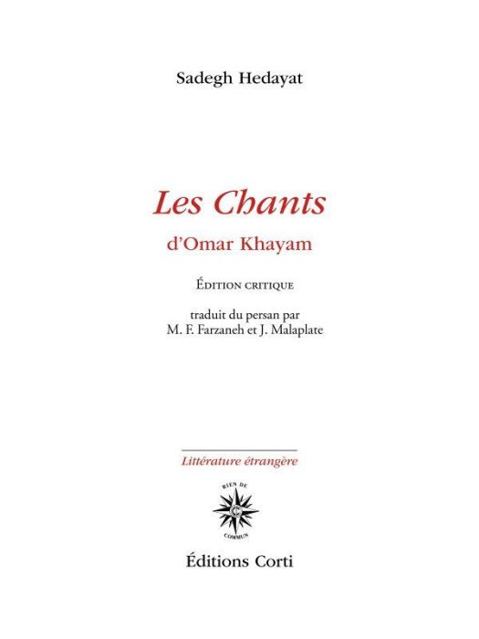 Emprunter Les chants d'Omar Khayam livre