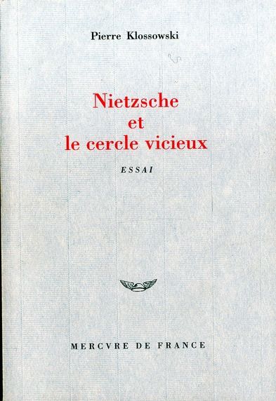 Emprunter Nietzsche et le cercle vicieux livre