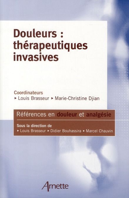 Emprunter Douleurs : thérapeutiques invasives livre