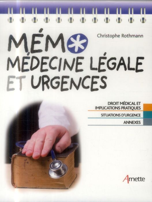 Emprunter Mémo médecine légale et urgences livre