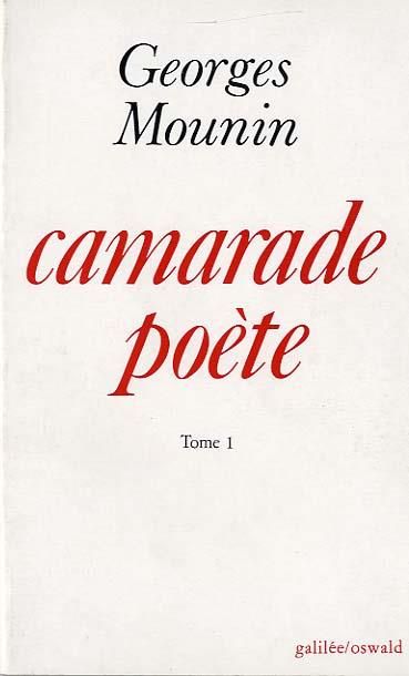 Emprunter CAMARADE POETE T1 - VOL01 livre