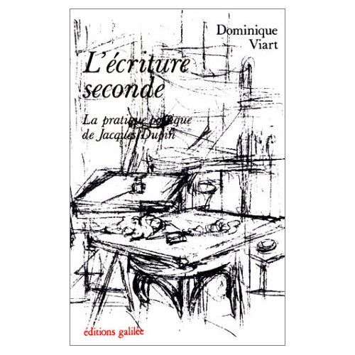 Emprunter L'écriture seconde. La pratique poétique de Jacques Dupin livre