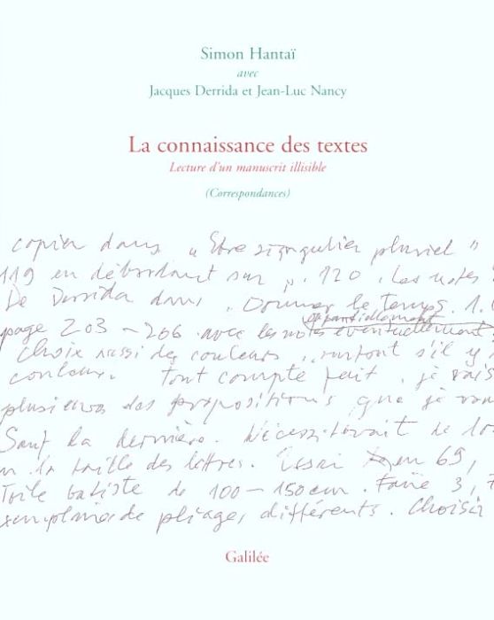 Emprunter La connaissance des textes. Lecture d'un manuscrit illisible (correspondances) livre