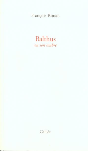 Emprunter Balthus livre