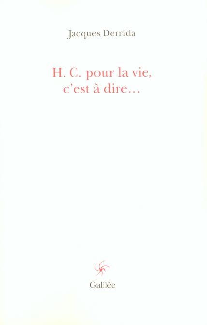 Emprunter HC pour la vie, c'est à dire... livre