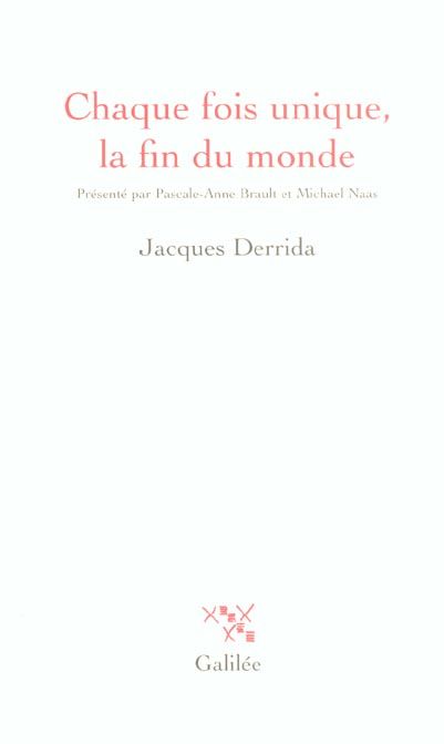 Emprunter Chaque fois unique, la fin du monde livre