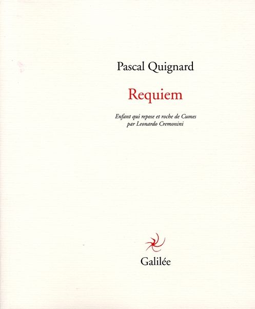 Emprunter Requiem. Enfant qui repose et roche de Cumes par Leonardo Cremonini livre