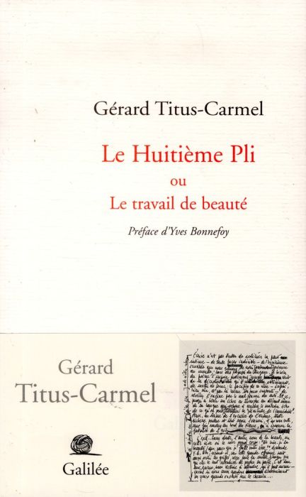 Emprunter Le Huitième Pli. Ou Le travail de beauté livre