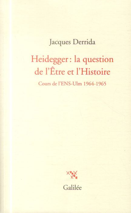 Emprunter Heidegger : la question de l'Etre et l'Histoire. Cours à l'ENS-Ulm 1964-1965 livre