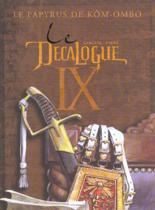 Emprunter Le Décalogue Tome 9 : Le papyrus de Kôm-Ombo livre