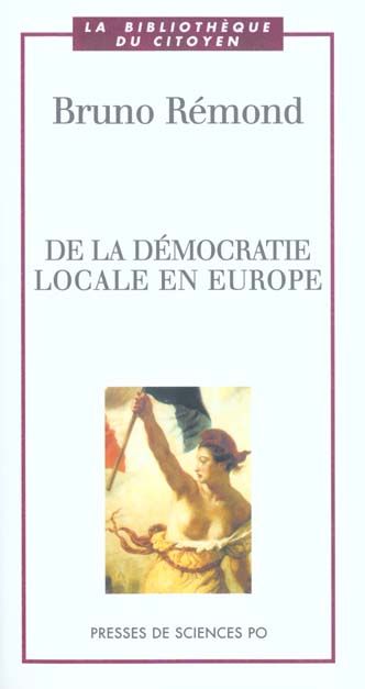 Emprunter De la démocratie locale en Europe livre