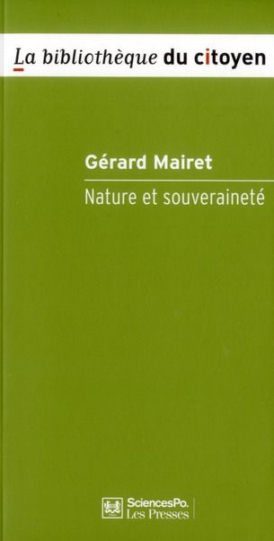 Emprunter Nature et souveraineté livre