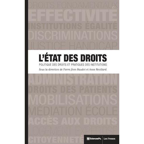 Emprunter L'Etat des droits. Politique des droits et pratiques des institutions livre