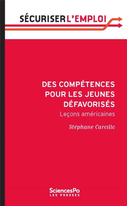 Emprunter DES COMPETENCES POUR LES JEUNES DEFAVORISES - LECONS AMERICA livre