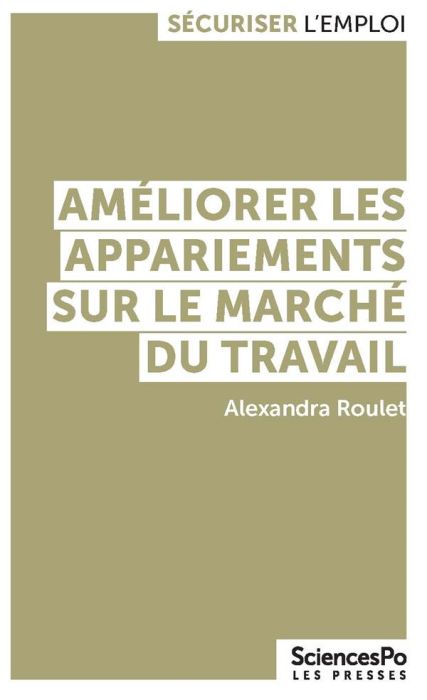 Emprunter Améliorer les appariements sur le marché du travail livre