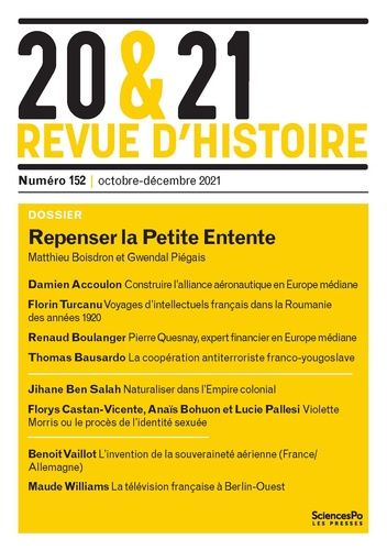 Emprunter 20&21 N° 152 : Revue d'histoire livre