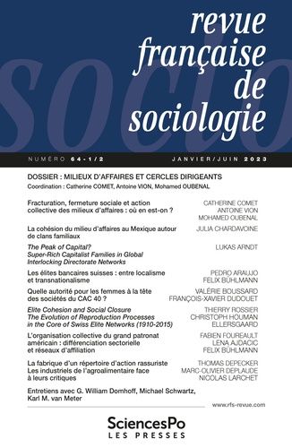 Emprunter Revue française de sociologie N° 64-1 livre
