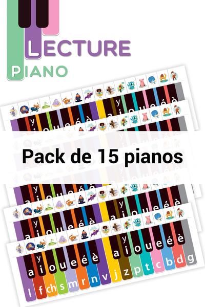 Emprunter Outil piano. Pack de 15 livre