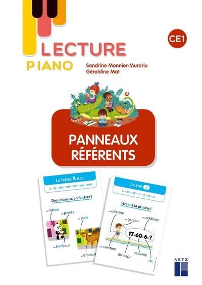 Emprunter Lecture piano CE1. Panneaux référents livre