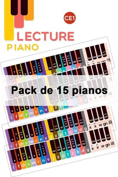 Emprunter PACK DE 15 PIANOS CE1 livre