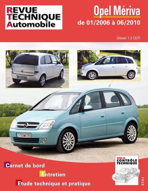 Emprunter Rta b743.5 opel meriva 01/2006>06/2010 1.3 cdti livre