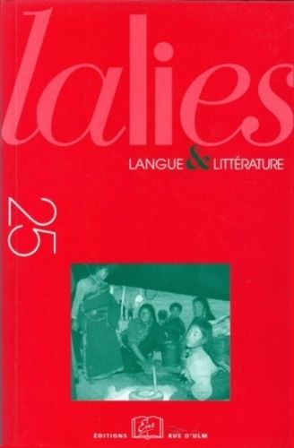 Emprunter Lalies N° 25/2005 livre