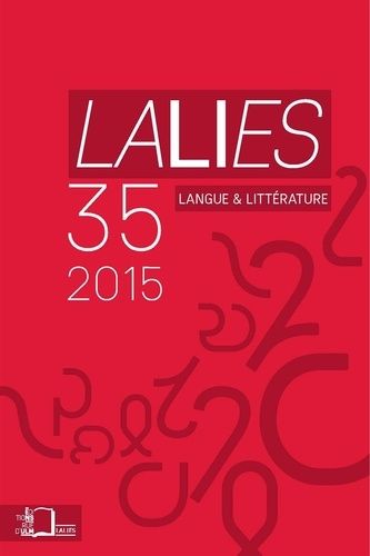 Emprunter Lalies N° 35/2015 : Evian-les-Bains, 25-29 août 2014 livre