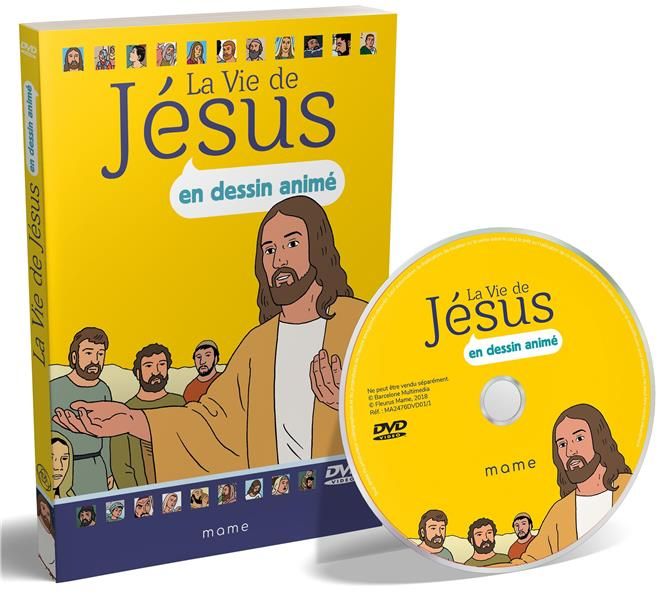 Emprunter La vie de Jésus en dessin animé. Avec 1 DVD livre