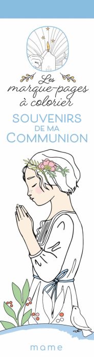 Emprunter Souvenirs de ma communion. Les marque-pages à colorier livre