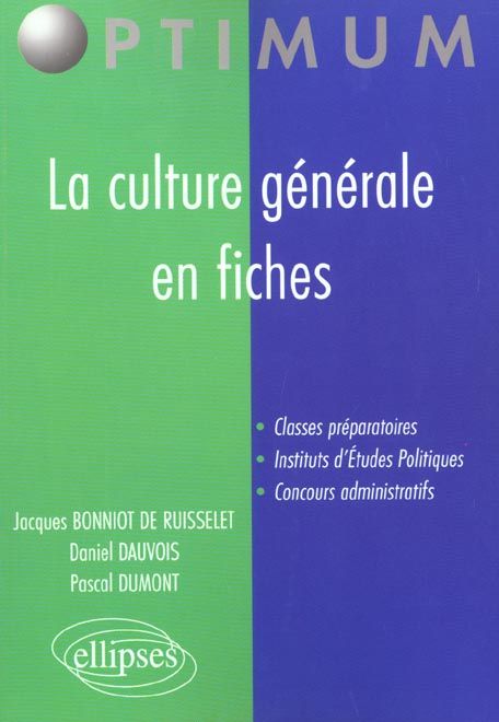 Emprunter La culture générale en fiches livre