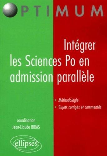 Emprunter Intégrer les Sciences Po en admission parallèle livre