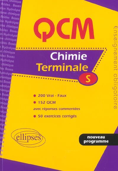 Emprunter Chimie Terminale S. Enseignement obligatoire livre