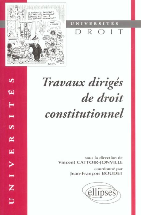 Emprunter Travaux dirigés de droit constitutionnel livre