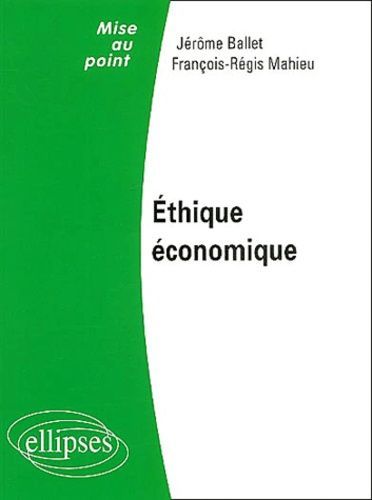 Emprunter Ethique économique livre