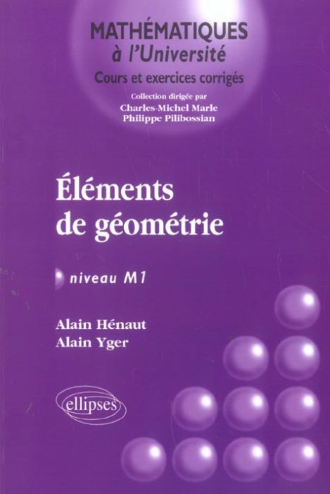 Emprunter Elements de géométrie. Niveau M1 livre