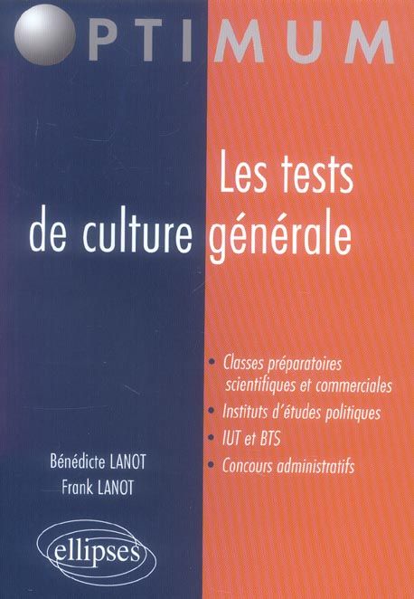 Emprunter Les tests de culture générale livre