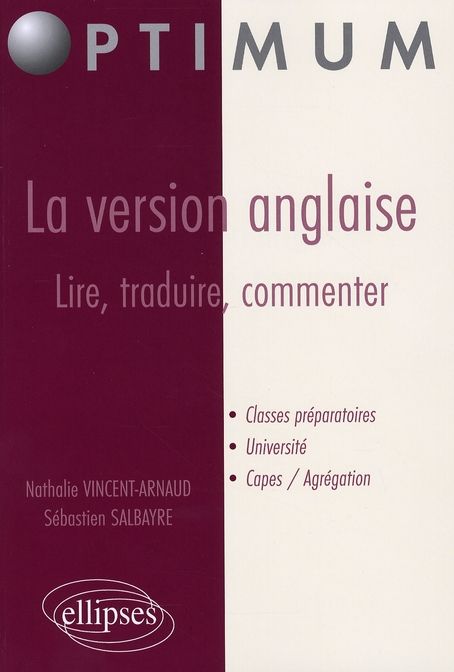 Emprunter La version anglaise : lire, traduire, commenter livre