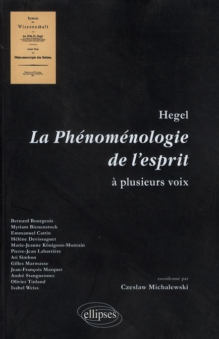 Emprunter Hegel. La Phénoménologie de l'esprit à plusieurs voix livre