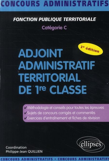 Emprunter Adjoint administratif territorial de 1re classe. 3e édition livre