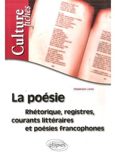 Emprunter La poésie. Rhétorique, registres, courants littéraires et poésies francophones livre