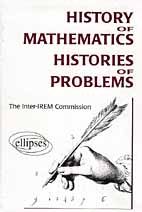 Emprunter History of mathematics, histories of problems livre