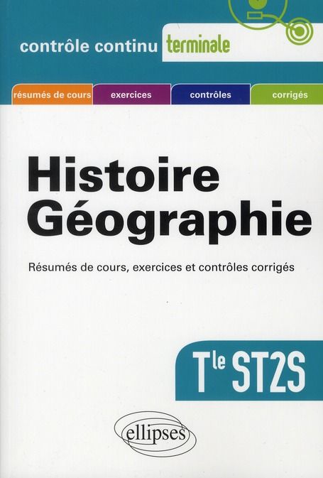 Emprunter Histoire-Géographie Tle ST2S livre