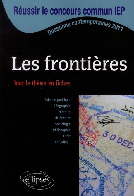 Emprunter Les frontières. Tout le thème en fiches livre