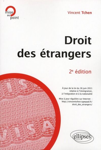 Emprunter Droit des étrangers. 2e édition livre