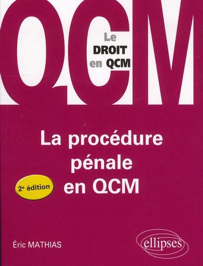 Emprunter La procédure pénale en QCM. 2e édition livre