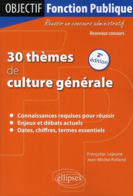 Emprunter 30 thèmes de culture générale. 2e édition livre