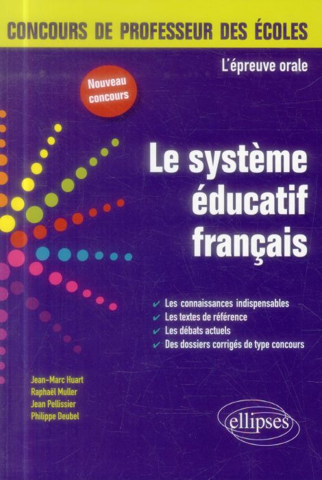 Emprunter Le système éducatif français. L'épreuve orale concours de professeur des écoles livre