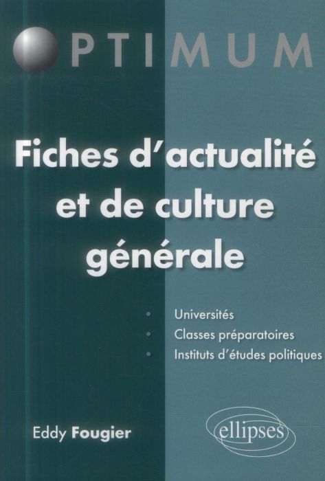 Emprunter Fiches d'actualité et de culture générale livre