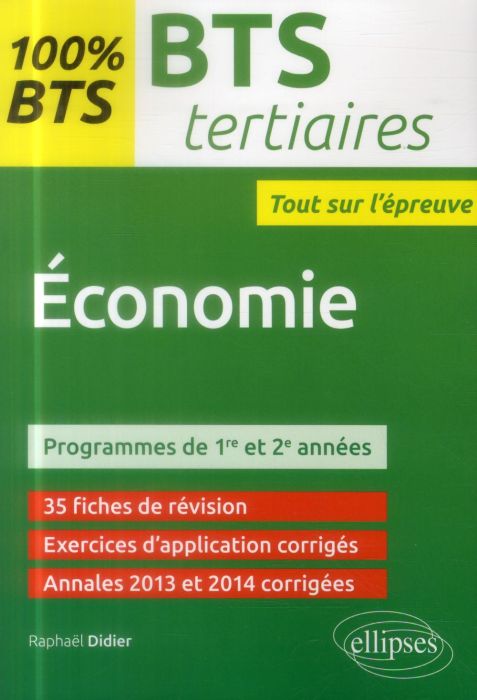 Emprunter BTS tertiaires : Economie livre